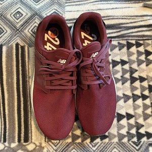 Burgundy New Balance Shoes